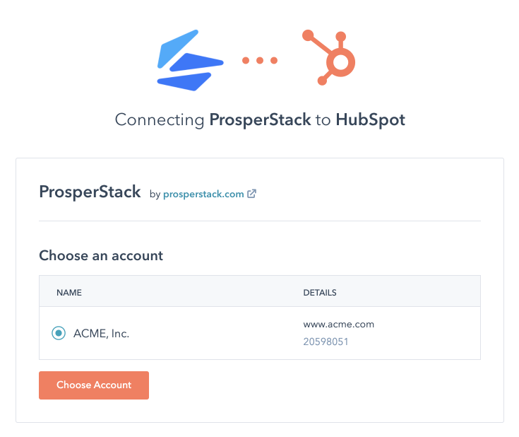 Allow access to HubSpot