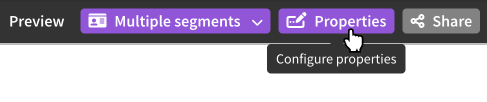 Configure preview properties