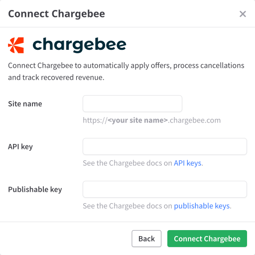 Connect Chargebee