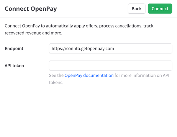 Connect OpenPay