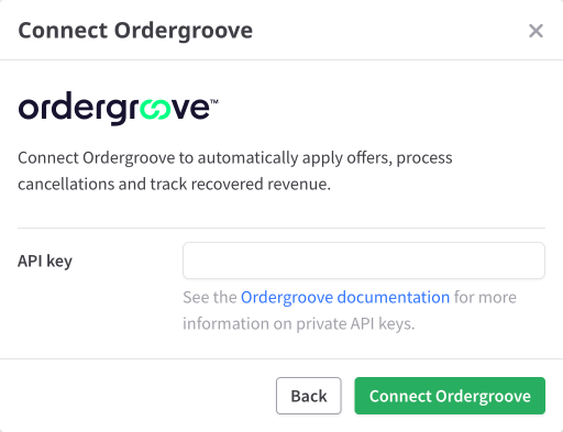 Connect Ordergroove