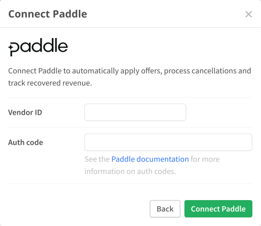 Connect Paddle