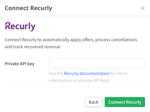 Connect Recurly