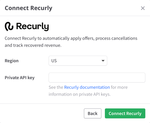 Connect Recurly