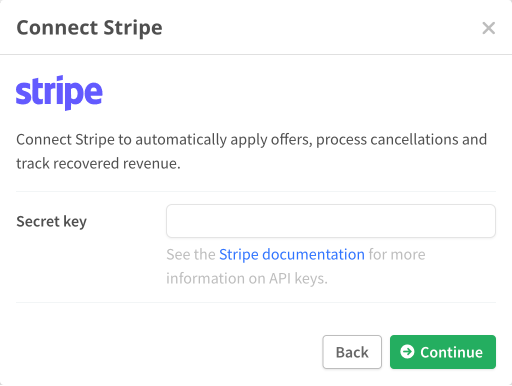 Connect Stripe step 1