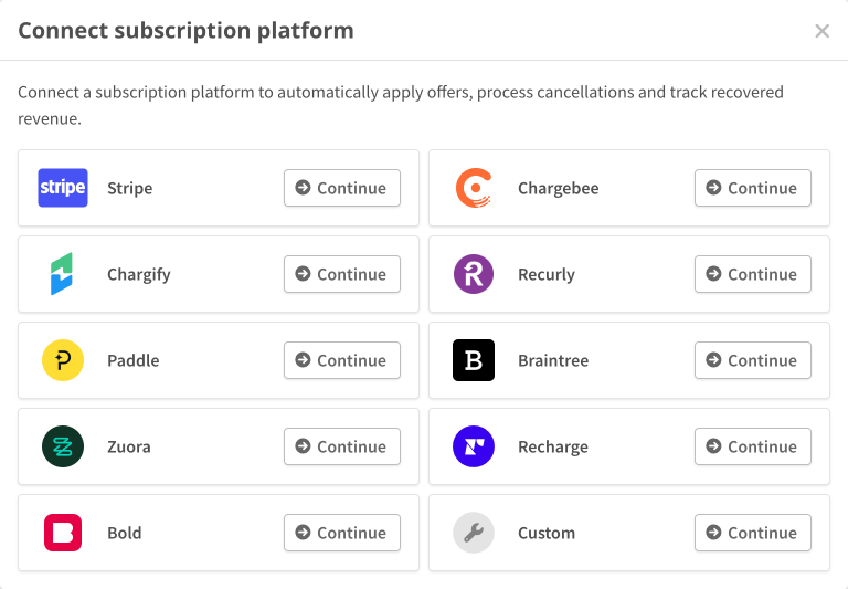 Connect subscription platform