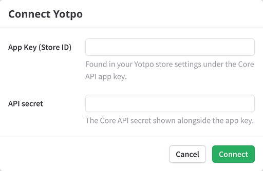 Connect Yotpo