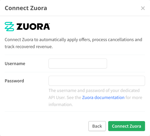 Connect Zuora