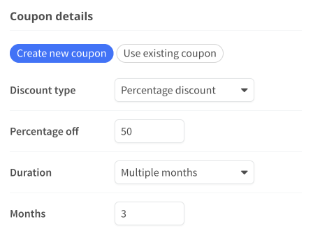 Coupon Details