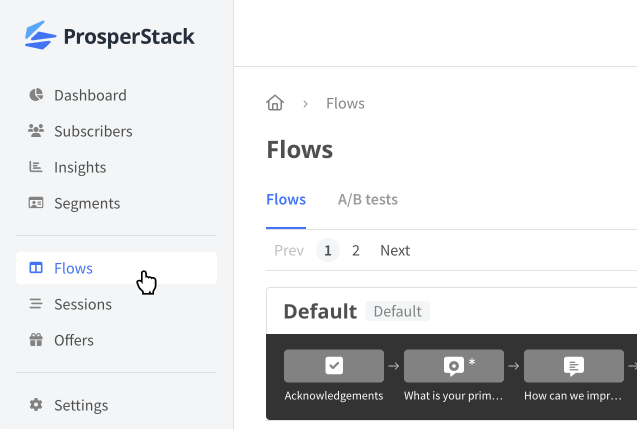 Flow page