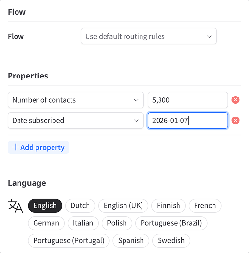 Other session options
