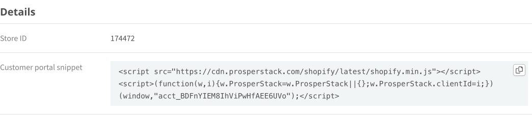 Shopify snippet